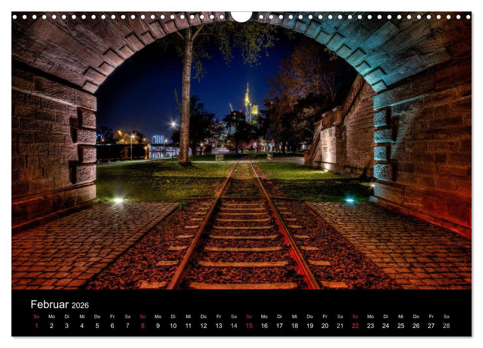 Frankfurt Skylights 2026 (CALVENDO Wandkalender 2026)