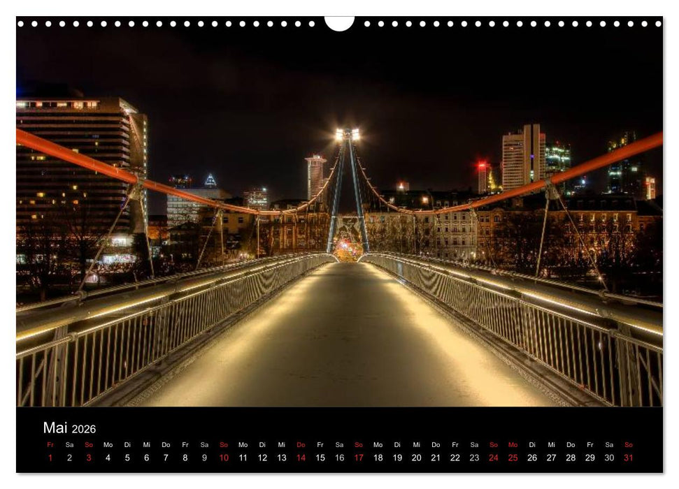 Frankfurt Skylights 2026 (CALVENDO Wandkalender 2026)