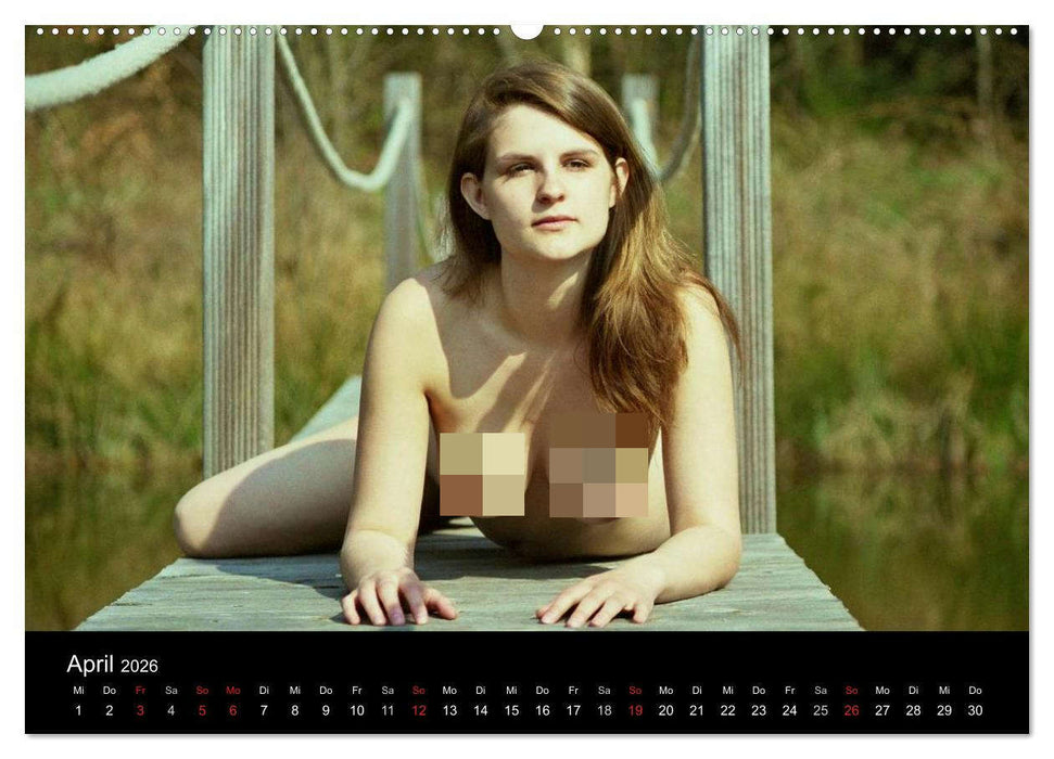 Natürlich nackt (CALVENDO Wandkalender 2026)