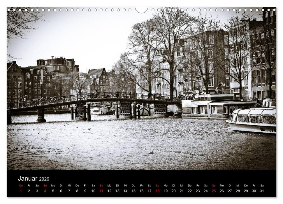 Amsterdam 2026 (CALVENDO Wandkalender 2026)