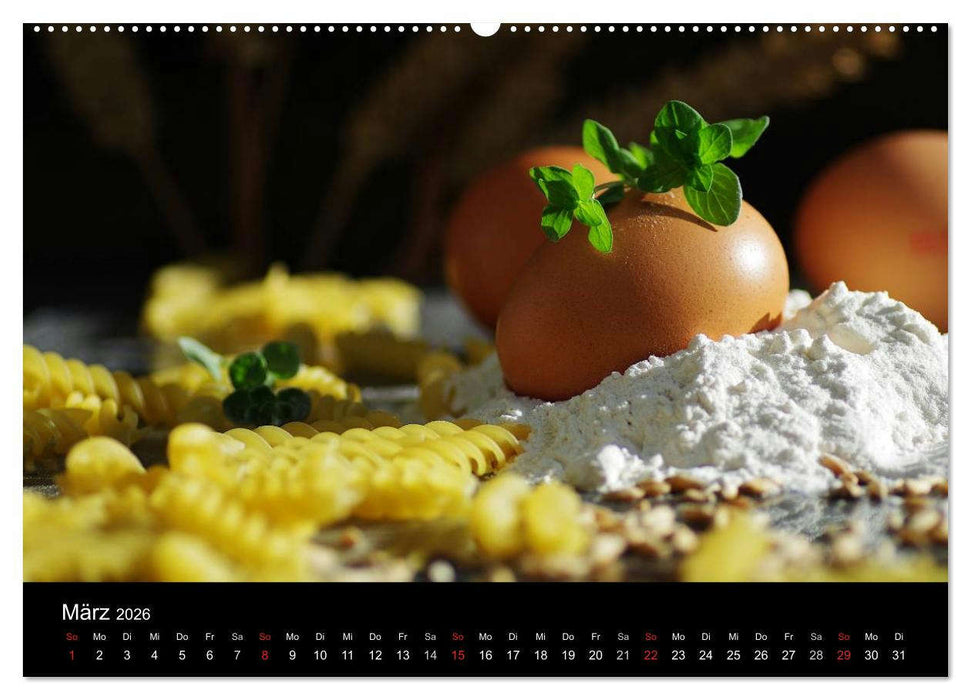 Pasta Kreationen (CALVENDO Premium Wandkalender 2026)