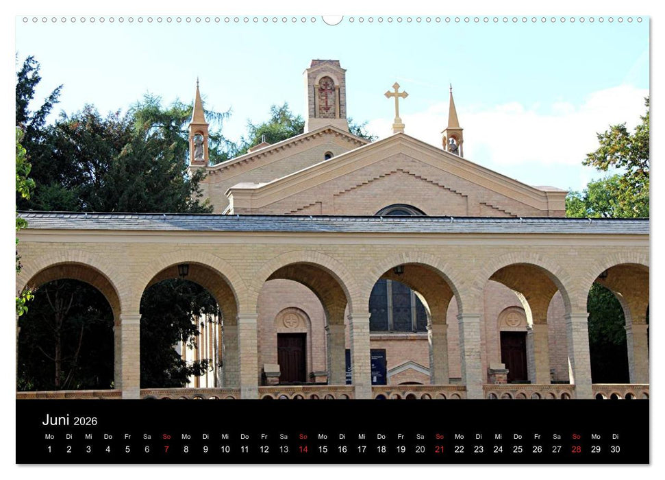 Evangelische Kirchen um Potsdam 2026 (CALVENDO Premium Wandkalender 2026)