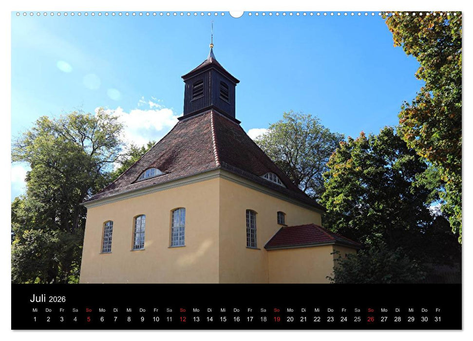 Evangelische Kirchen um Potsdam 2026 (CALVENDO Premium Wandkalender 2026)