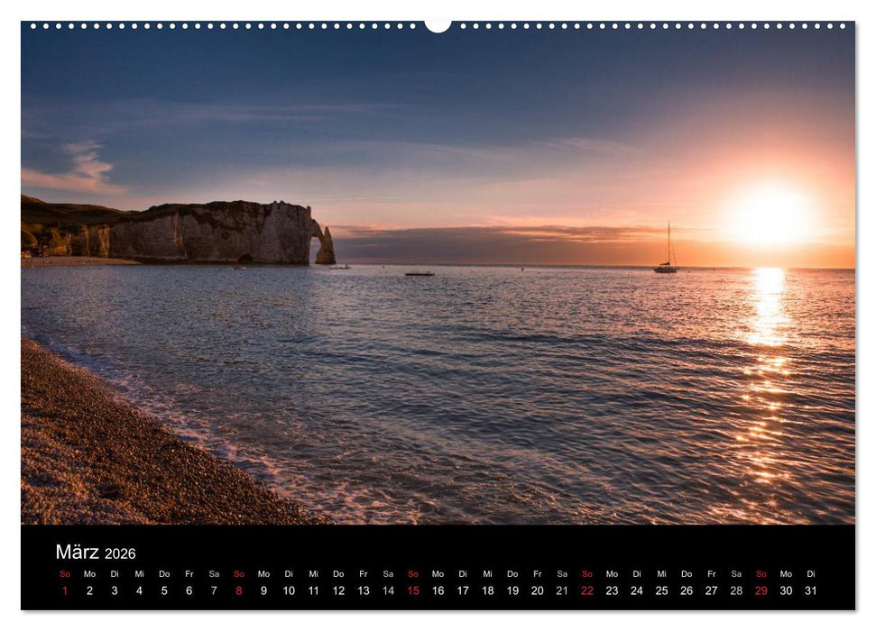 Normandie (CALVENDO Premium Wandkalender 2026)
