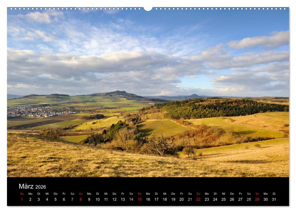 Vulkanlandschaft Hegau 2026 (CALVENDO Premium Wandkalender 2026)
