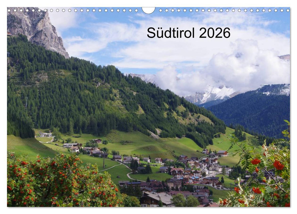 Südtirol 2026 (CALVENDO Wandkalender 2026)