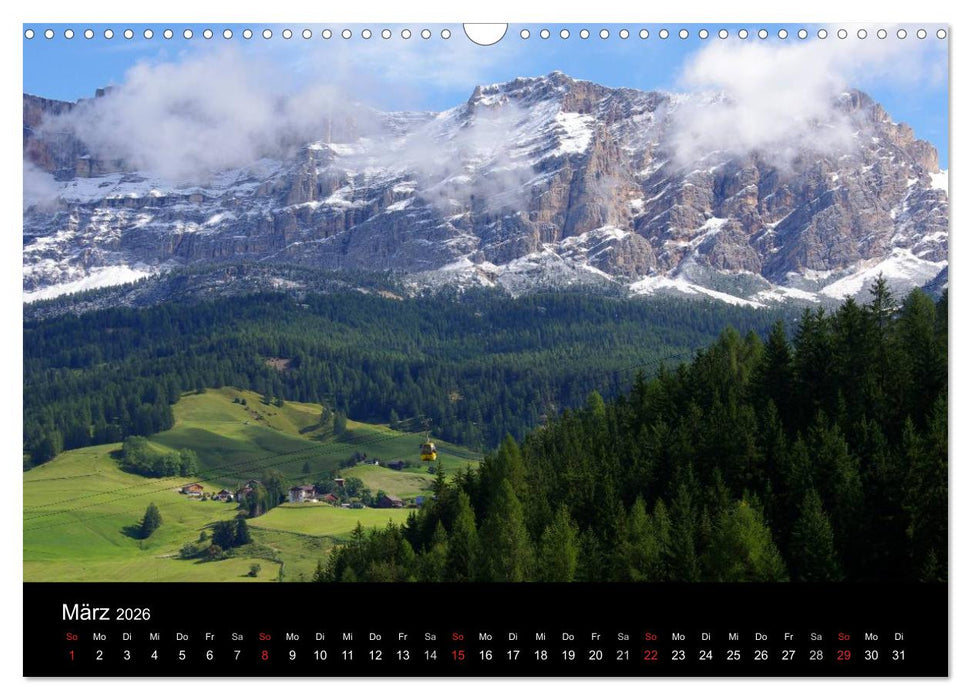 Südtirol 2026 (CALVENDO Wandkalender 2026)
