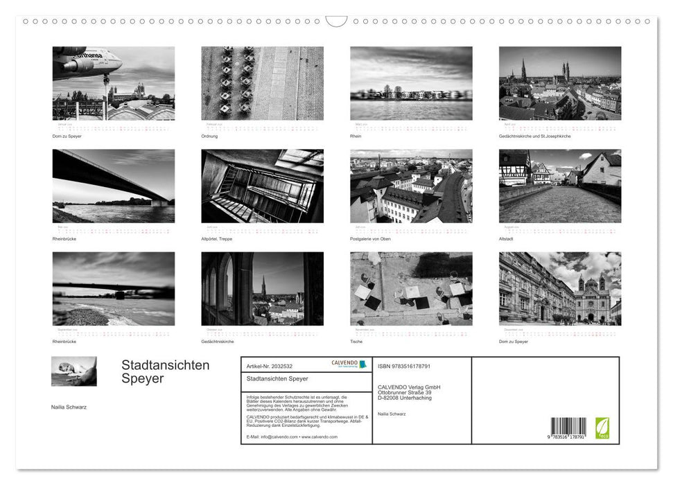 Stadtansichten Speyer (CALVENDO Wandkalender 2026)
