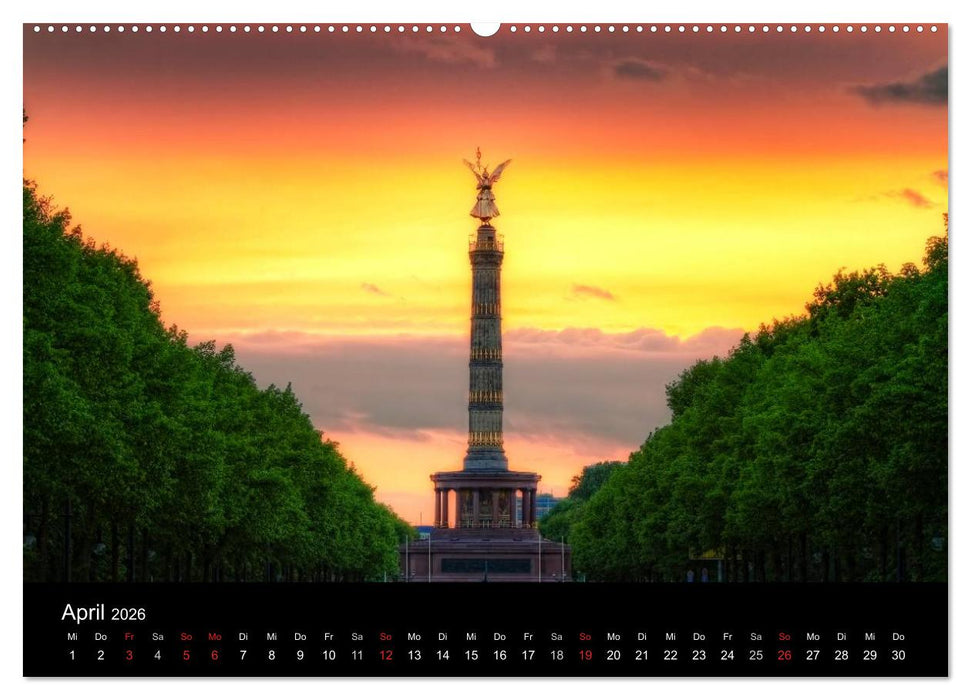 Berliner Stadtansichten (CALVENDO Premium Wandkalender 2026)