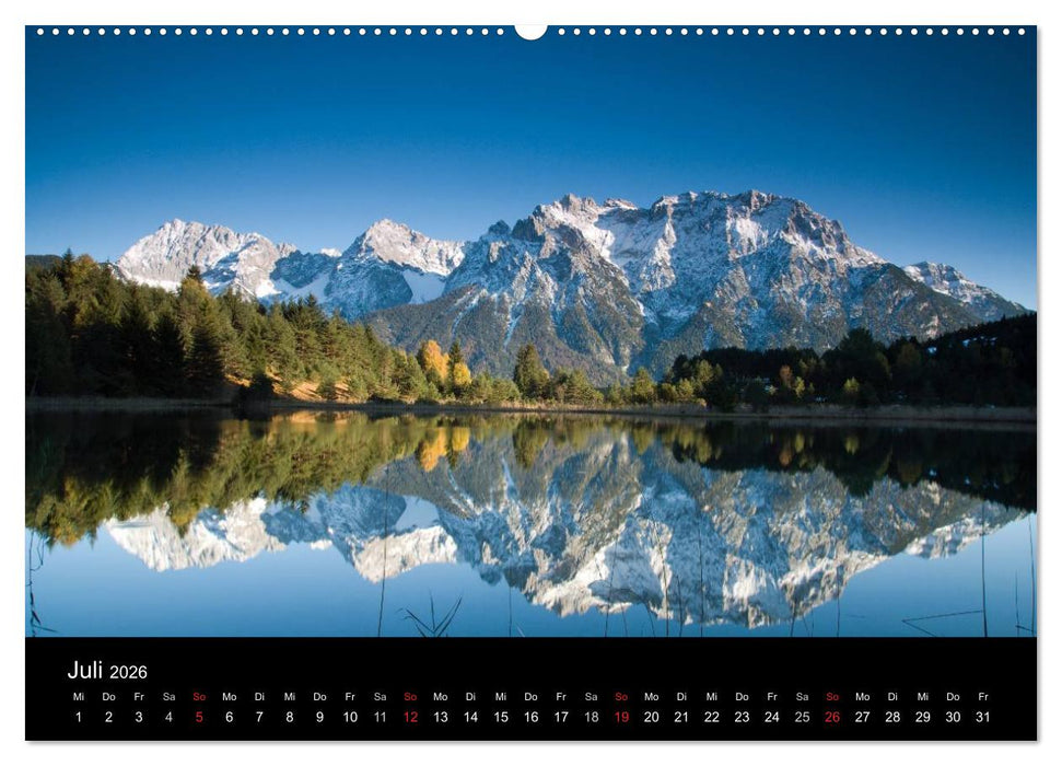 Berge, Täler & Seen (CALVENDO Premium Wandkalender 2026)
