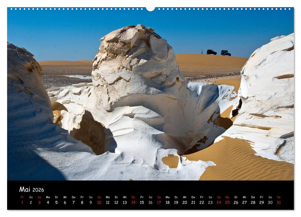 Weisse Wüste Ägypten (CALVENDO Premium Wandkalender 2026)