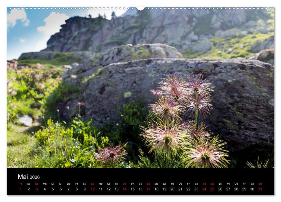 Grande Traversata delle Alpi - Wandern auf der GTA (CALVENDO Premium Wandkalender 2026)
