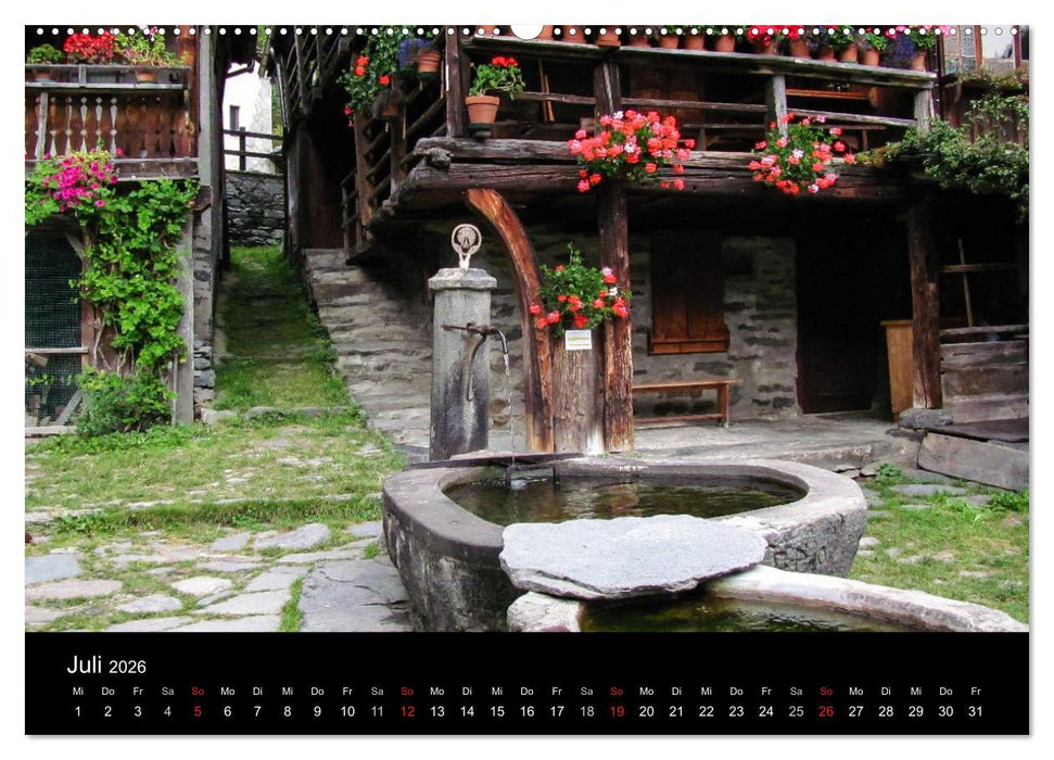 Grande Traversata delle Alpi - Wandern auf der GTA (CALVENDO Premium Wandkalender 2026)