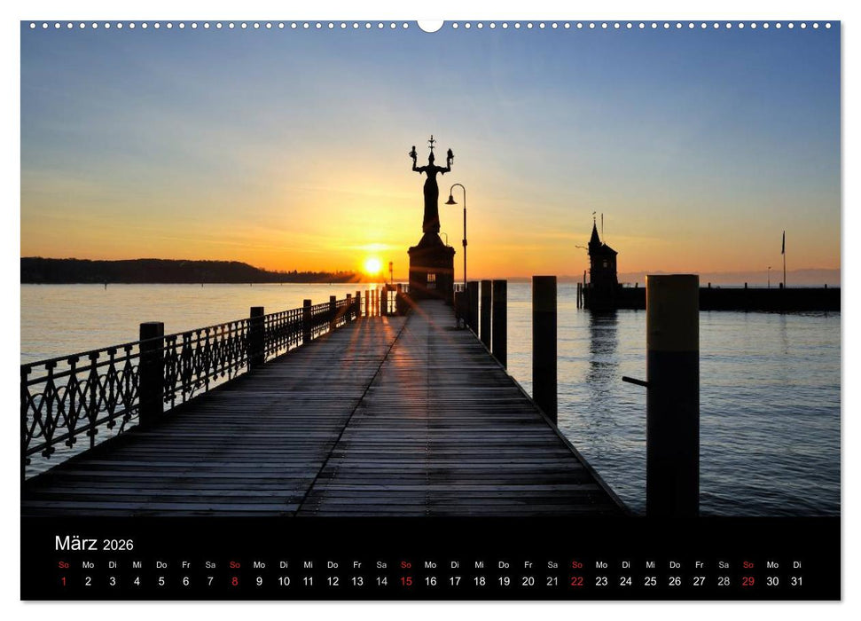 Bodensee - Uferlandschaften im schönsten Licht 2026 (CALVENDO Wandkalender 2026)