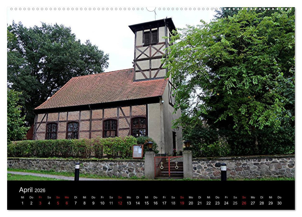 Evangelische Kirchen um Potsdam 2026 (CALVENDO Wandkalender 2026)