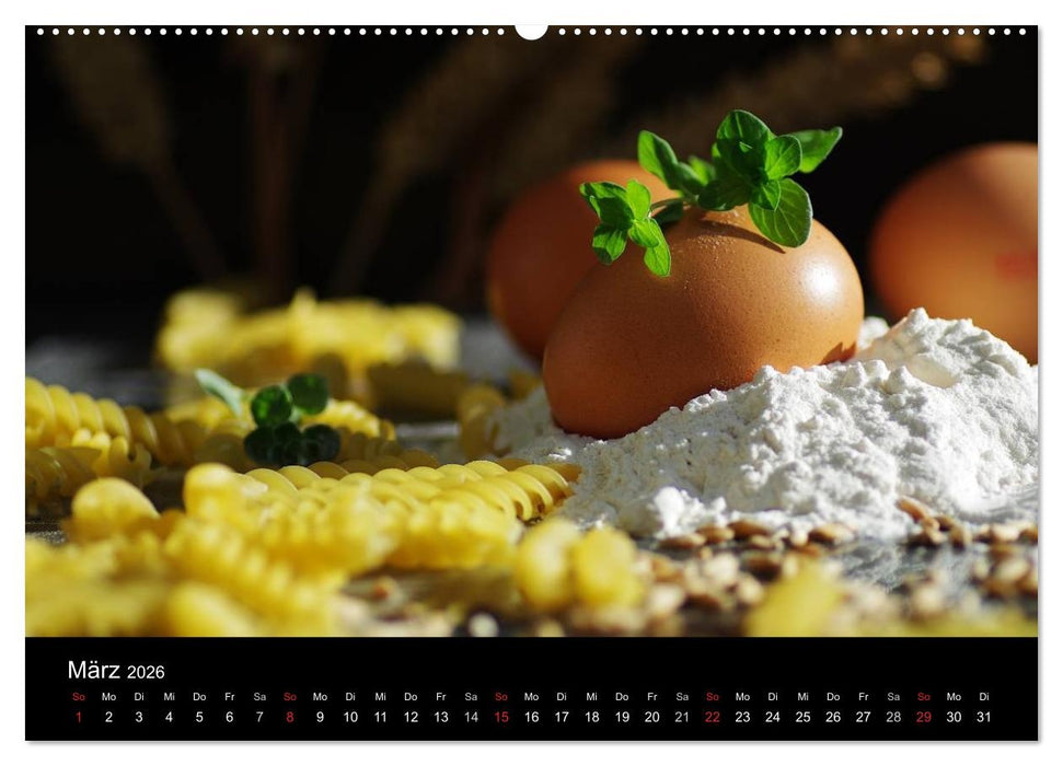 Pasta Kreationen (CALVENDO Wandkalender 2026)