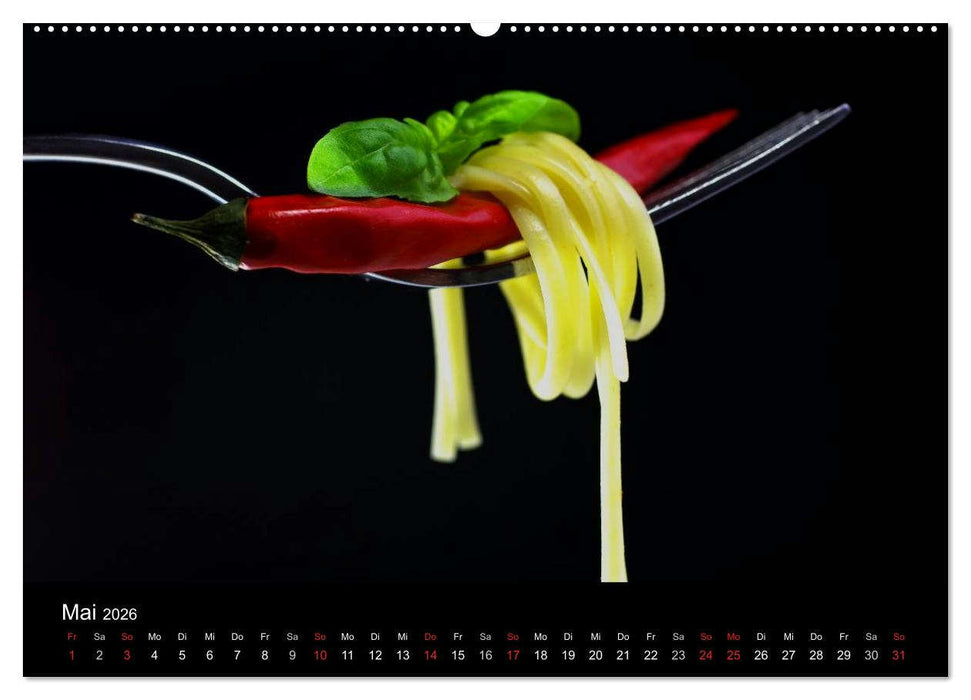 Pasta Kreationen (CALVENDO Wandkalender 2026)