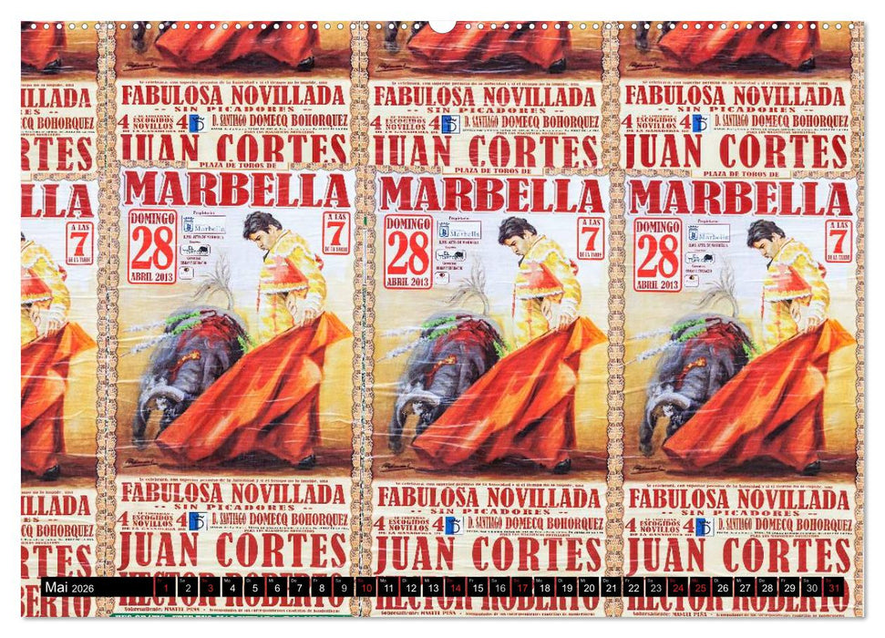 Farbenprächtiges Andalusien (CALVENDO Wandkalender 2026)