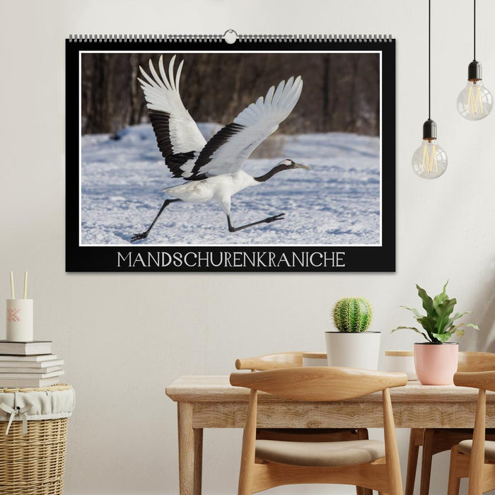 Mandschurenkraniche (CALVENDO Wandkalender 2026)