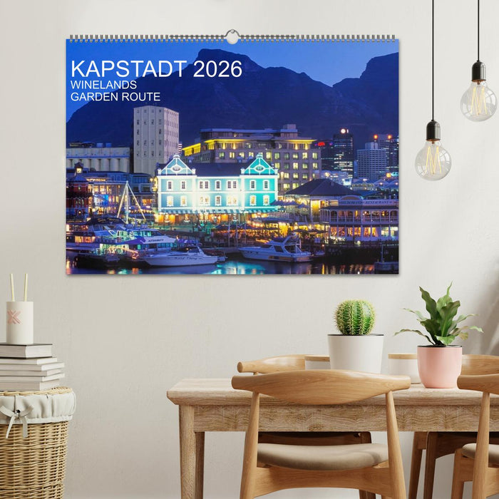 Kapstadt, Winelands und Garden Route (CALVENDO Wandkalender 2026)