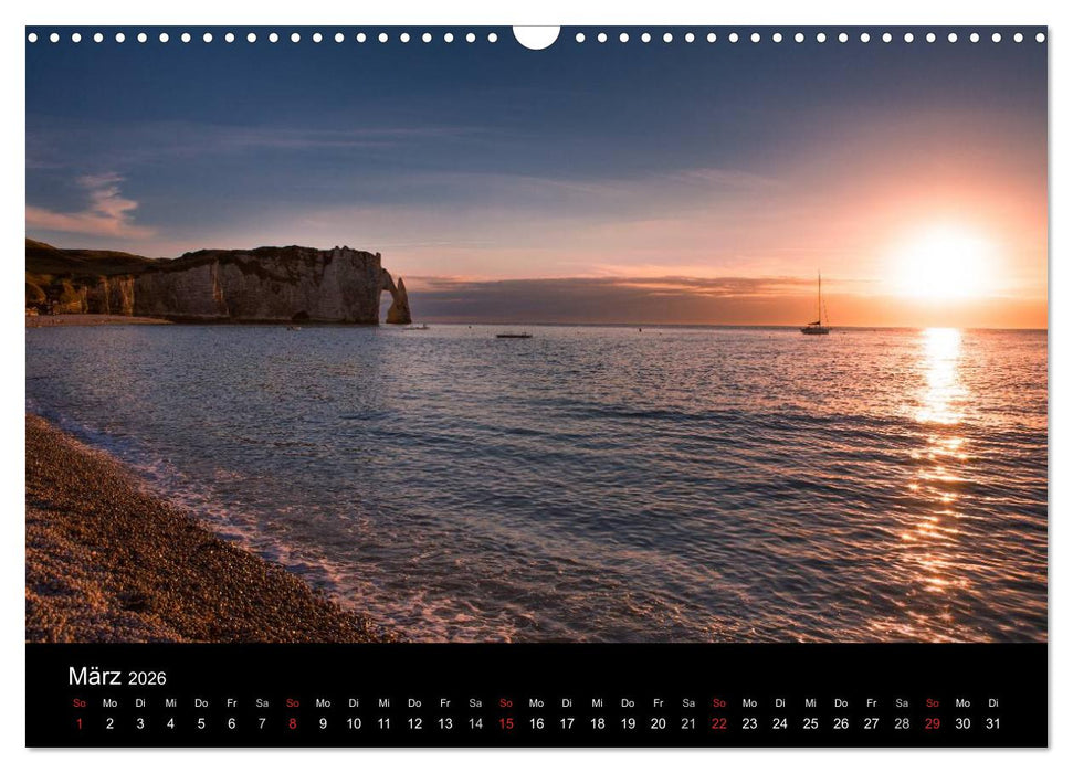 Normandie (CALVENDO Wandkalender 2026)