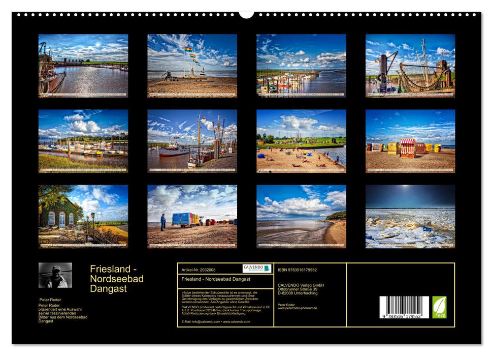 Friesland - Nordseebad Dangast (CALVENDO Premium Wandkalender 2026)