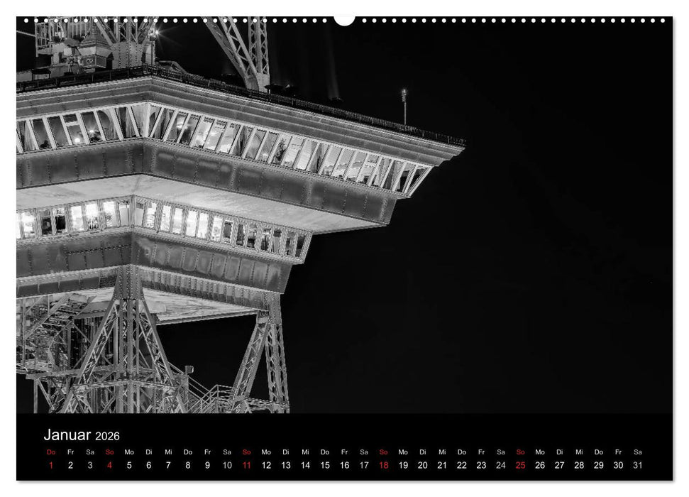 Berlin Monochrome (CALVENDO Premium Wandkalender 2026)