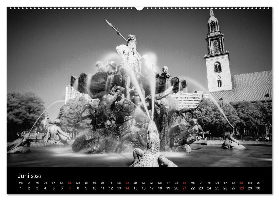 Berlin Monochrome (CALVENDO Premium Wandkalender 2026)