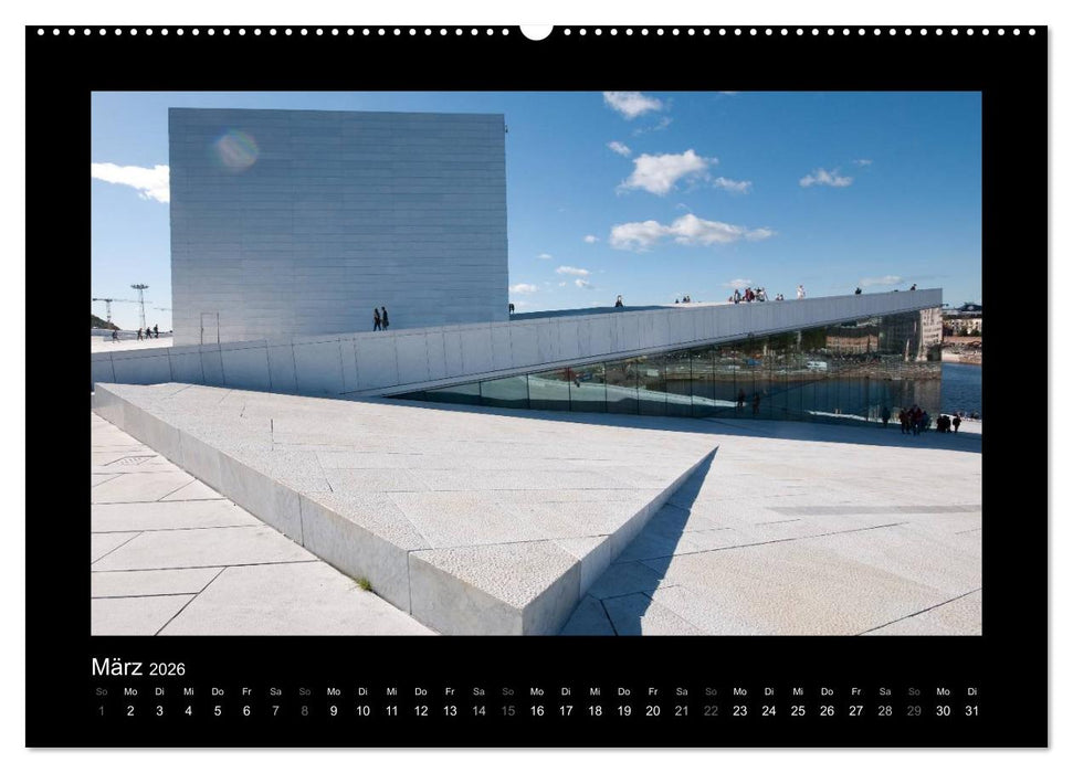 Oslo (CALVENDO Premium Wandkalender 2026)