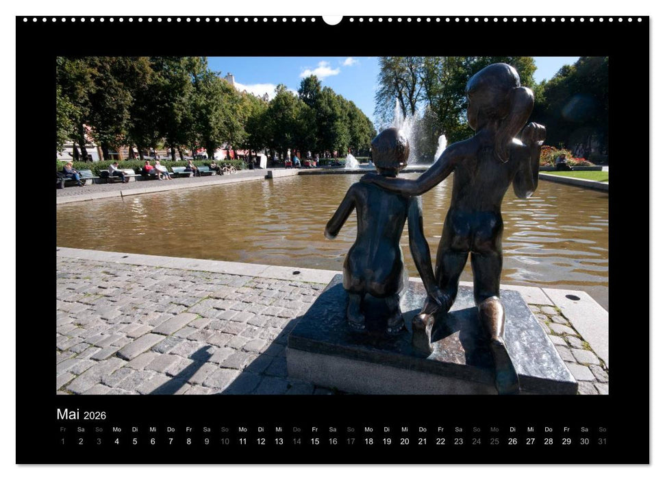 Oslo (CALVENDO Premium Wandkalender 2026)