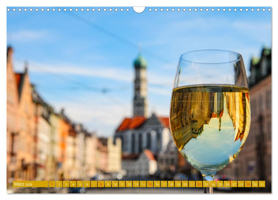 Augsburg – ein bisschen anders (CALVENDO Wandkalender 2026)