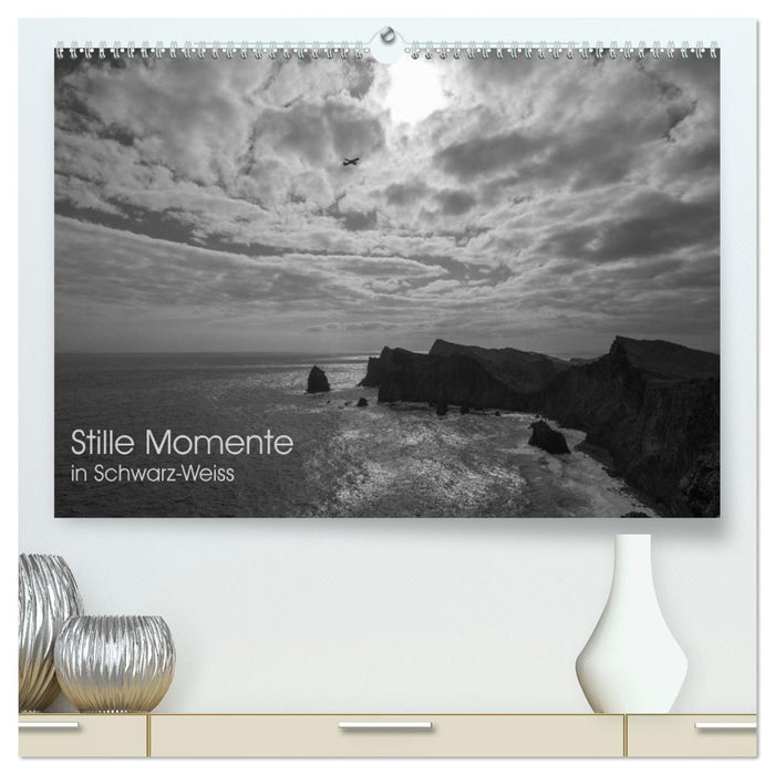 Stille Momente in Schwarz-Weiss (CALVENDO Premium Wandkalender 2026)