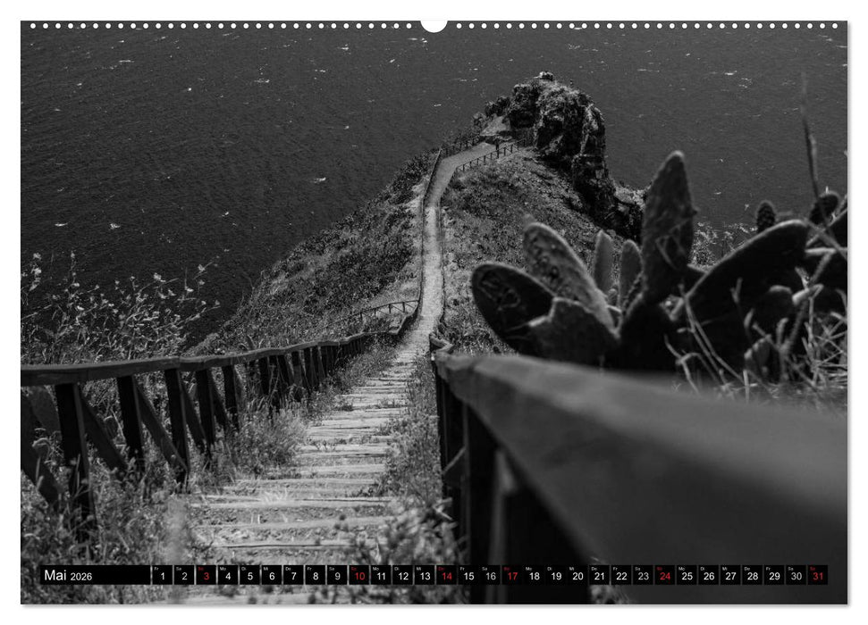 Stille Momente in Schwarz-Weiss (CALVENDO Premium Wandkalender 2026)