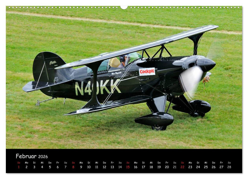 Doppeldecker - Veteranen der Lüfte (CALVENDO Wandkalender 2026)