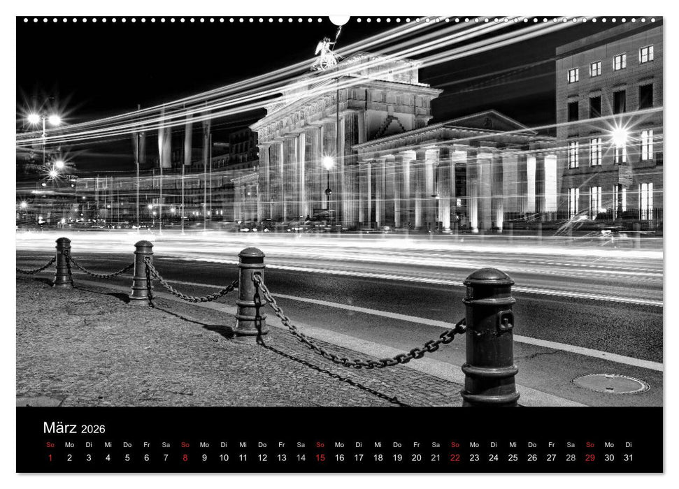 Berlin Monochrome (CALVENDO Wandkalender 2026)