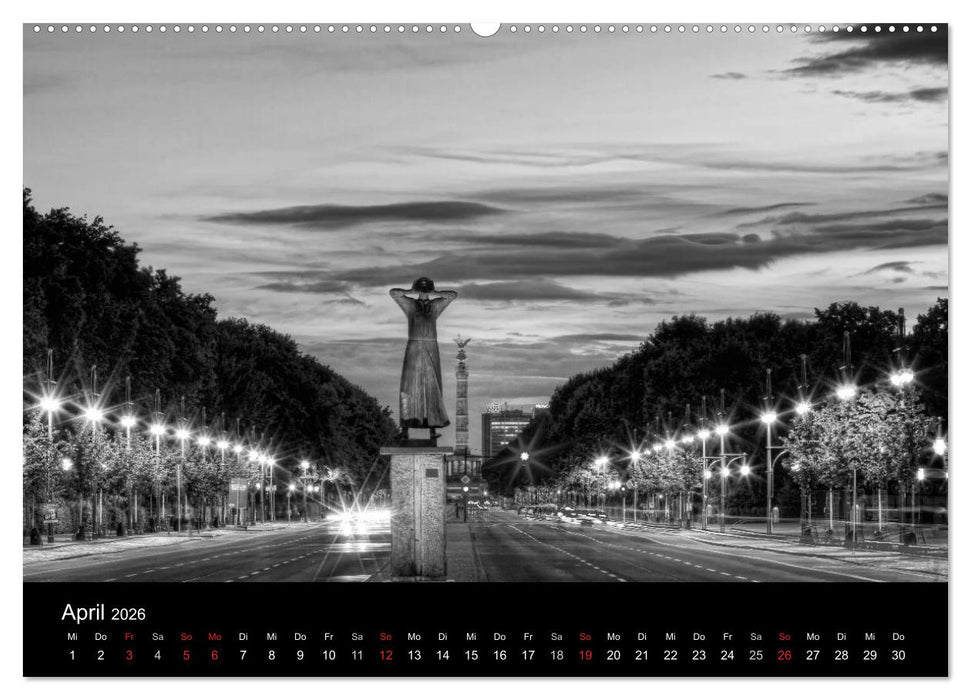 Berlin Monochrome (CALVENDO Wandkalender 2026)