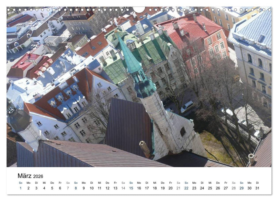 Tallinn (CALVENDO Wandkalender 2026)
