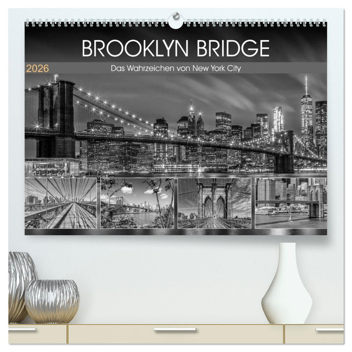 BROOKLYN BRIDGE Das Wahrzeichen von New York City (CALVENDO Premium Wandkalender 2026)