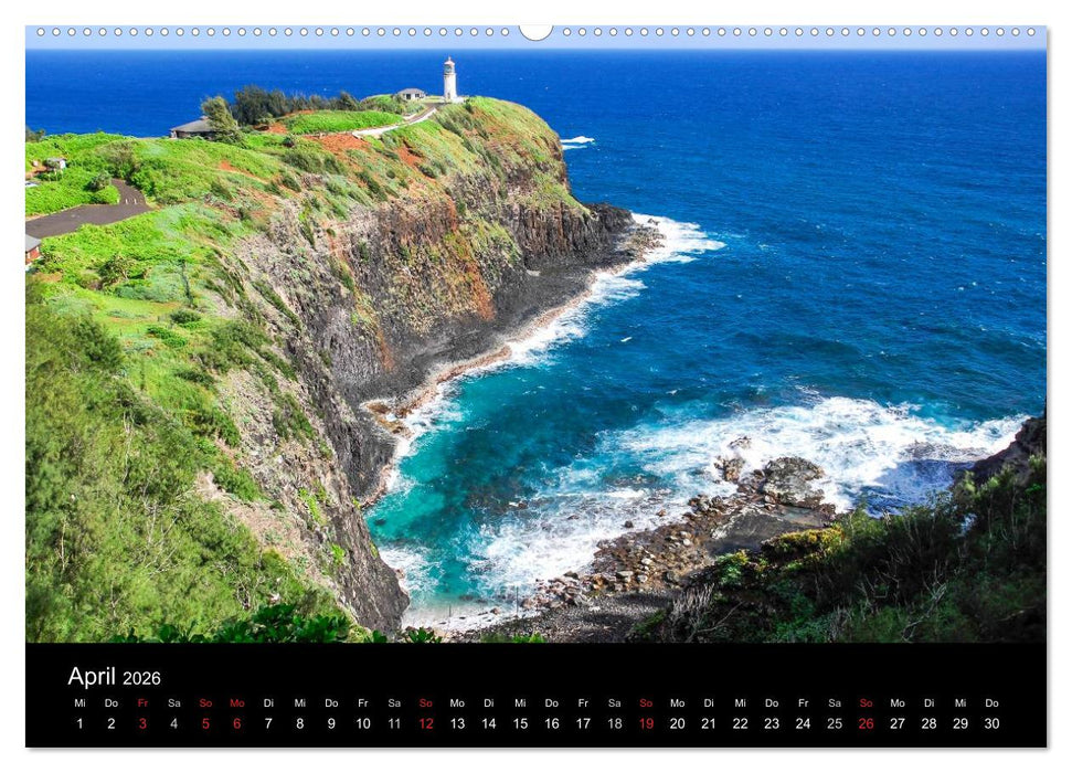 The Unknown HAWAII (CALVENDO Premium Wandkalender 2026)