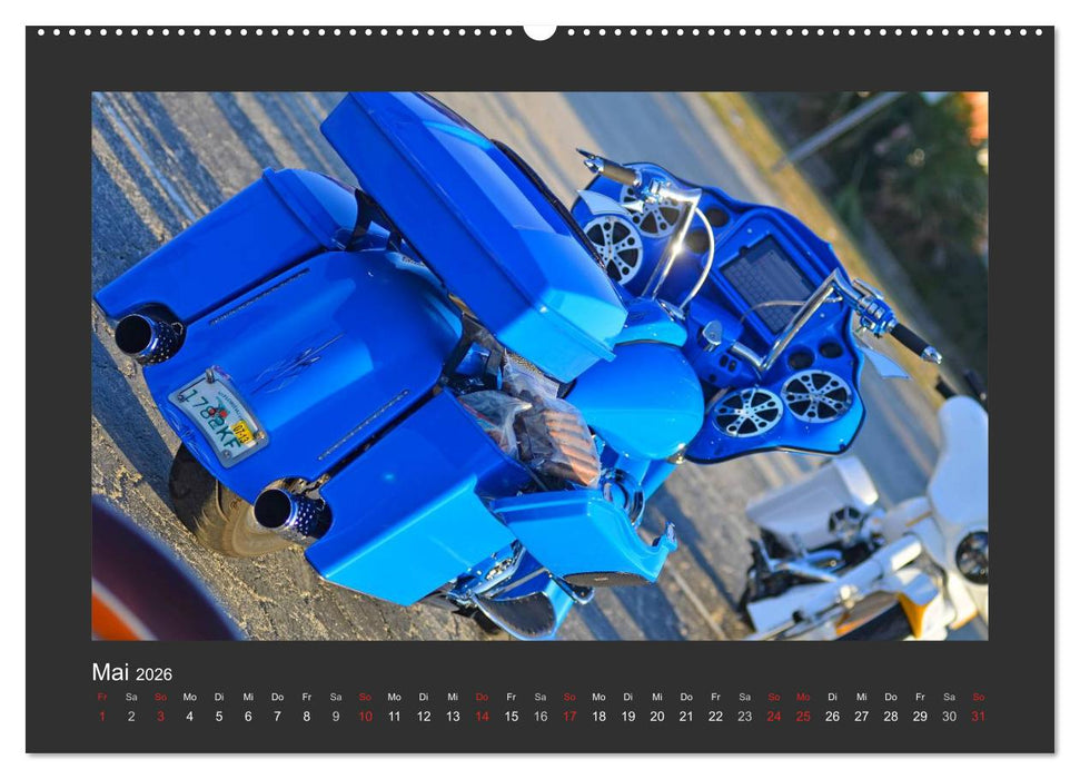 BEST OF HARLEY-DAVIDSON BAGGER-STYLE (CALVENDO Premium Wandkalender 2026)