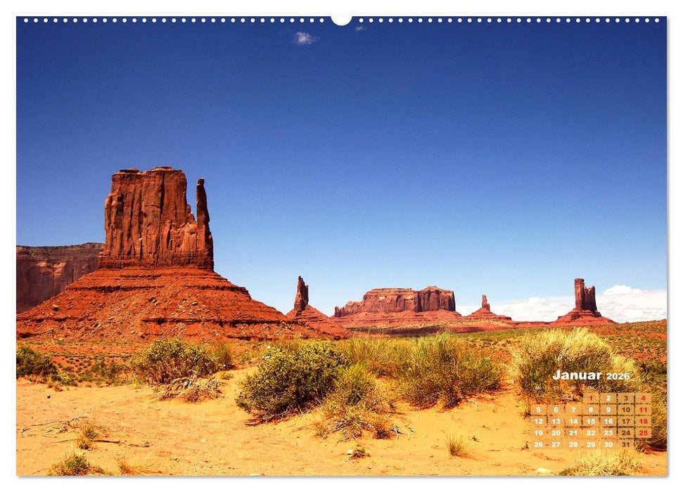 Wundervolles Amerika (CALVENDO Premium Wandkalender 2026)