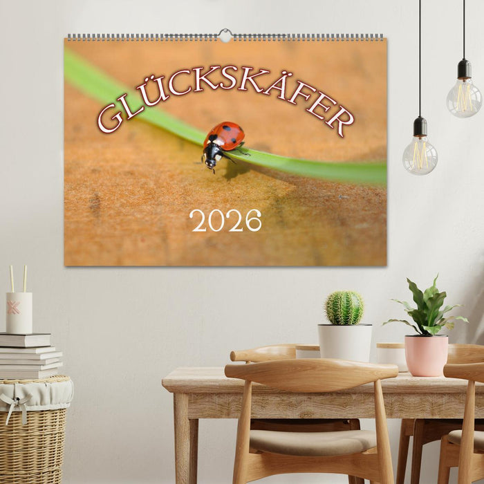 Marienkäfer 2026 (CALVENDO Wandkalender 2026)