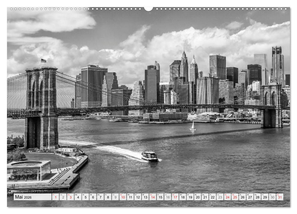BROOKLYN BRIDGE Das Wahrzeichen von New York City (CALVENDO Wandkalender 2026)