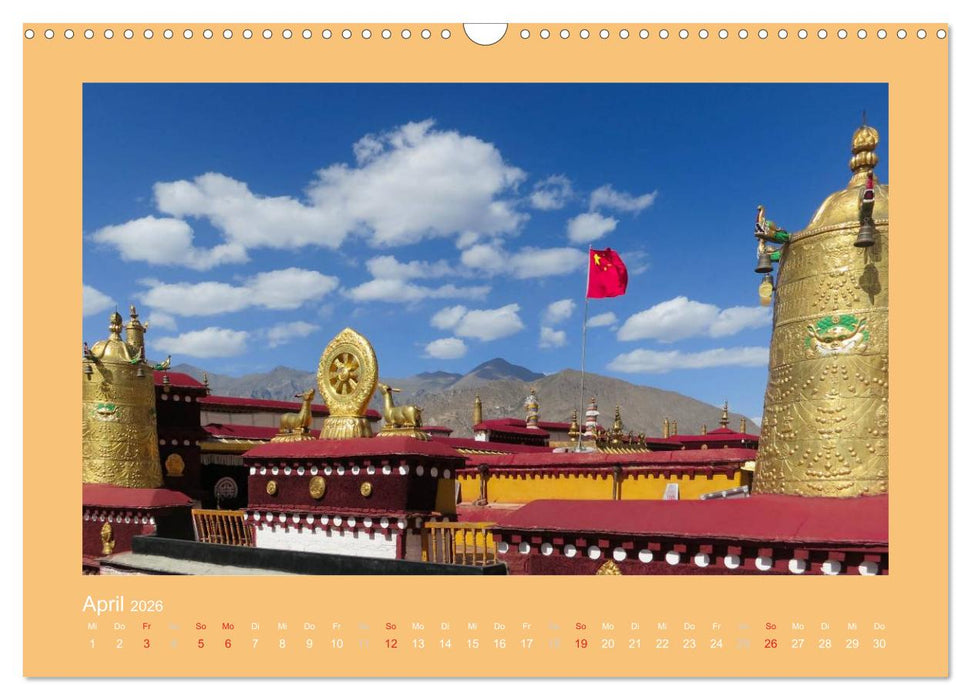 Tibet - Auf dem Dach der Welt (CALVENDO Wandkalender 2026)