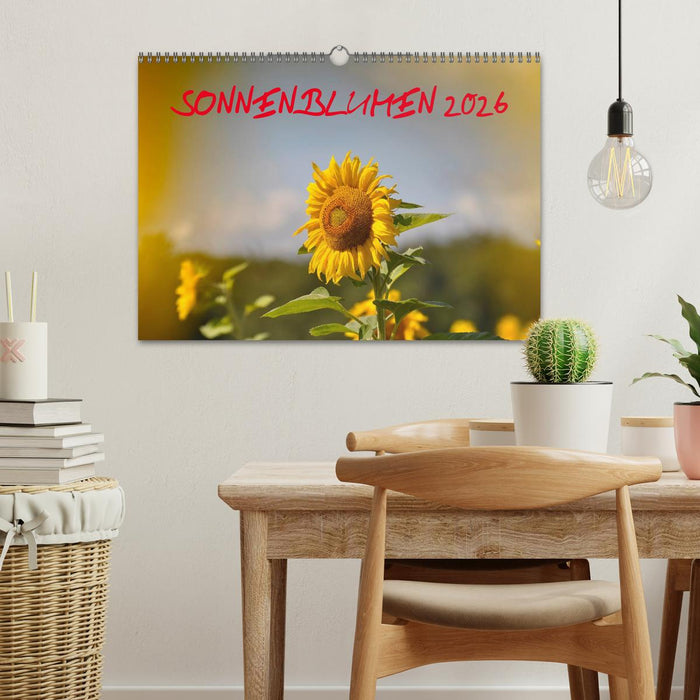 Sonnenblumen 2026 (CALVENDO Wandkalender 2026)