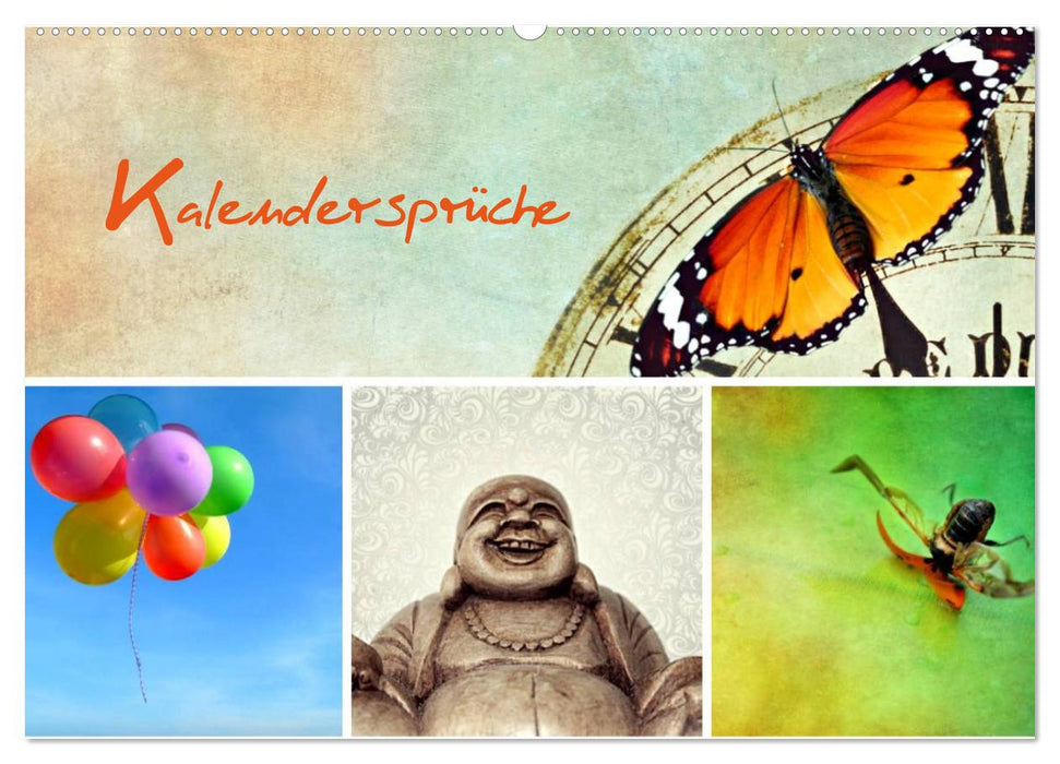 Kalendersprüche (CALVENDO Wandkalender 2026)