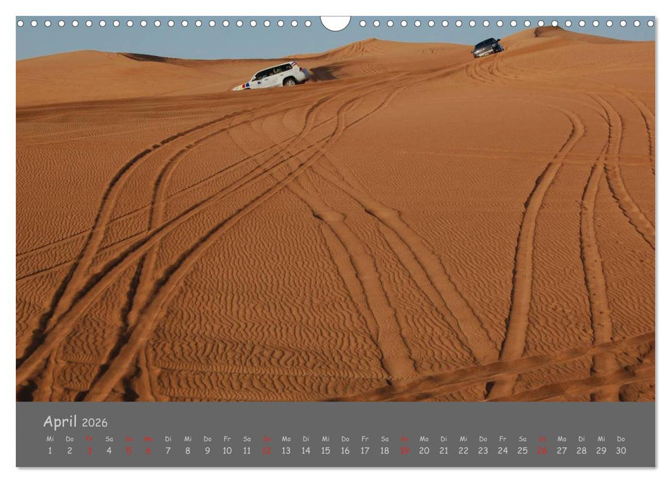 Dubai. Glanz unter der Sonne Arabiens (CALVENDO Wandkalender 2026)