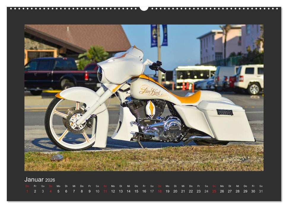 BEST OF HARLEY-DAVIDSON BAGGER-STYLE (CALVENDO Wandkalender 2026)