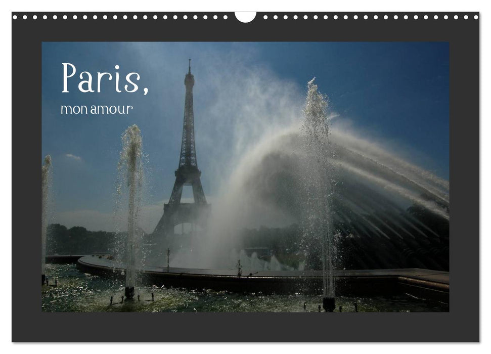 Paris, mon amour (CALVENDO Wandkalender 2026)