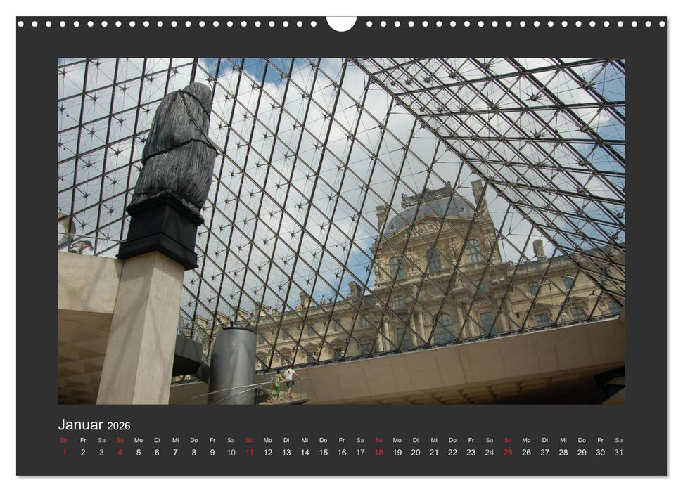 Paris, mon amour (CALVENDO Wandkalender 2026)